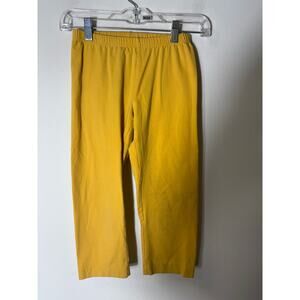 Girl's Hanna Anderson Mustard Yellow Classic leggings Sz 10